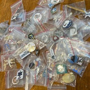52 Assorted Ski Mountain Pins